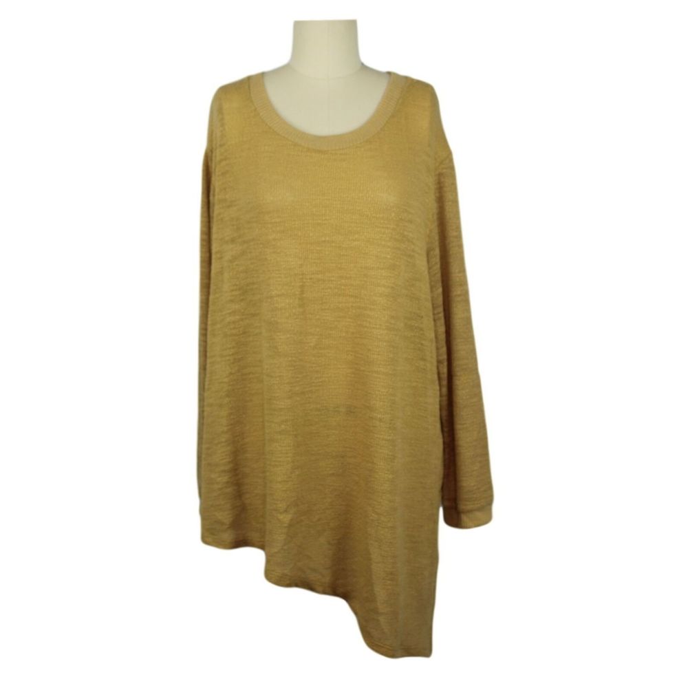 Everleigh Open Knit Top sz XL in Camel NWT *flaw